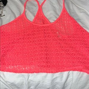 PINK top/cover up